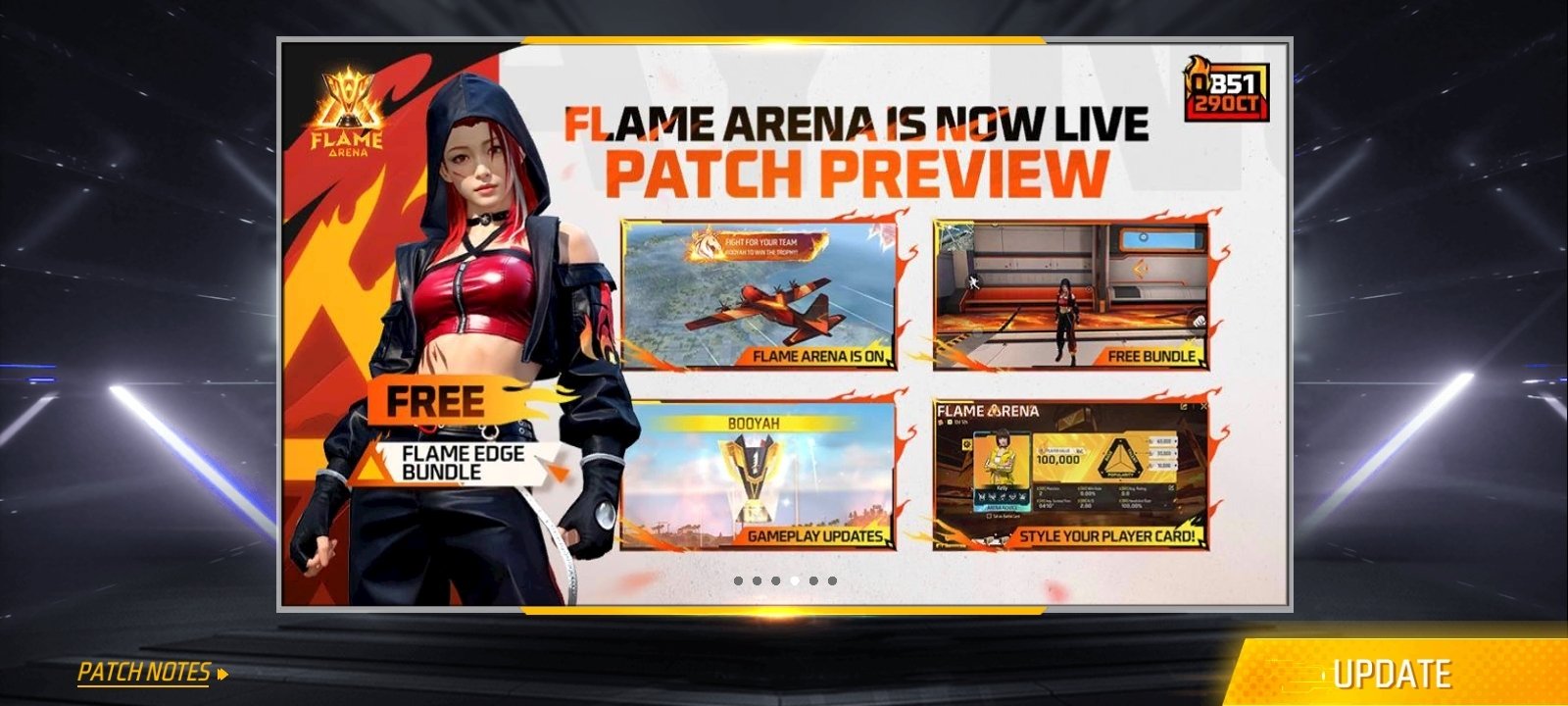 FF Beta Testing APK activation code entry screen